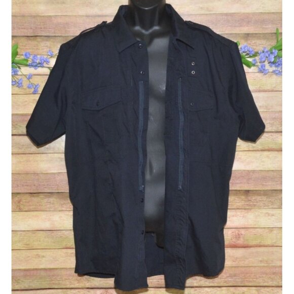 5.11 Tactical Series Mens Black Concealed Carry Shirt Size 2XL Short Sleeve Work - Picture 9 of 12